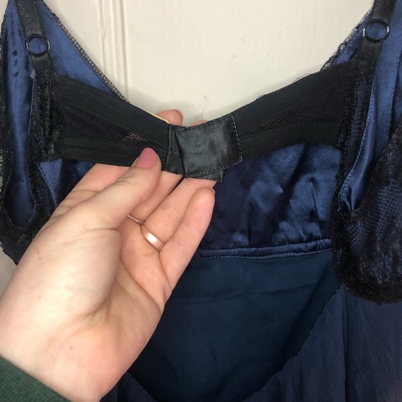 Alice + Olivia Caroline Empire Blue Cami Dress NWT - Picture 6 of 7